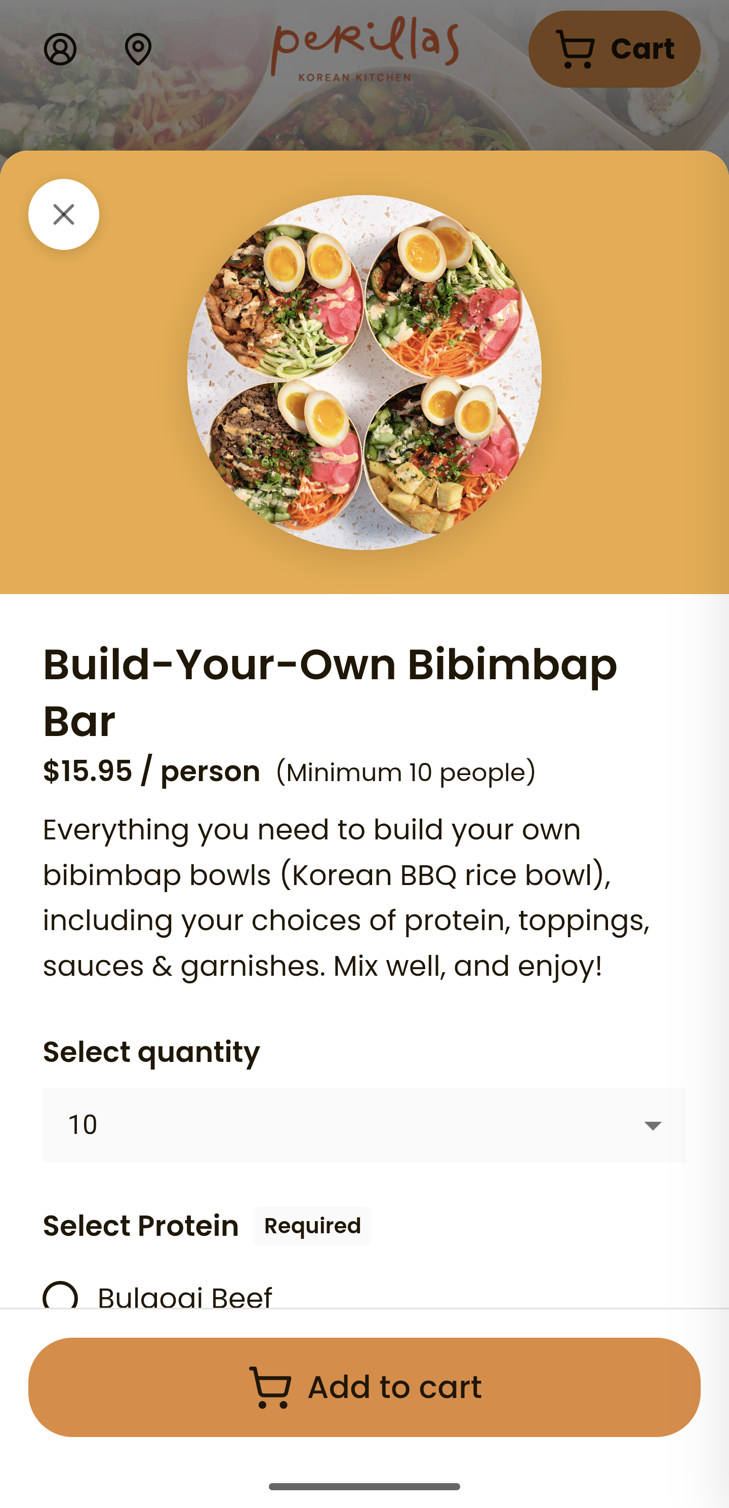 Perillas item details